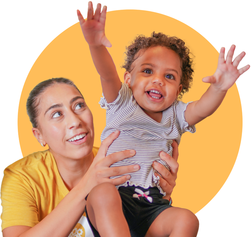 toddler daughter reach out