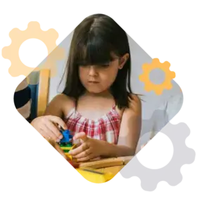 girl learning by playing girl learning by playing